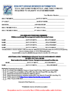 2024 Returning Member Form